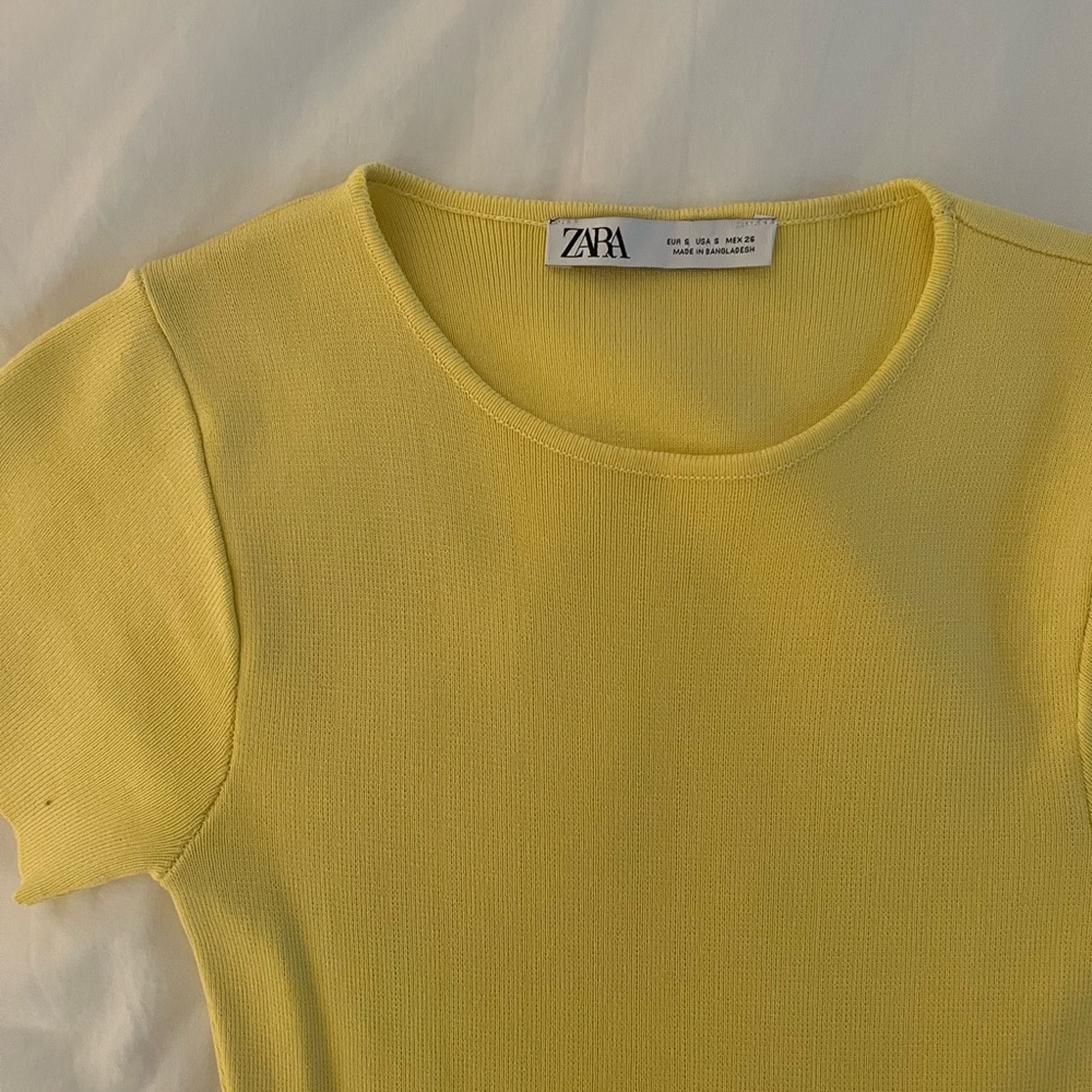 Zara Ribbed Bodycon Dress - Picture 2 of 5